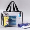 Clear Toiletry Bags, 2 Pcs Large Storage Makeup Bags Waterproof