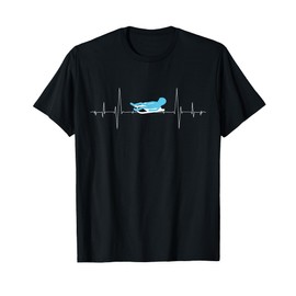 Luge Heartbeat Winter Sports Lovers T-Shirt
