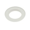 JZK 6 Pcs Lampshade Collar Ring Converter E14 Plastic White,