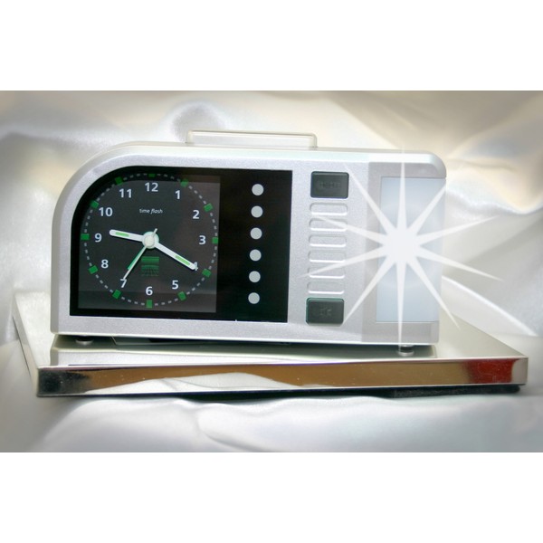 Humantechnik Light Alarm Clock, Flash Alarm Clock, Loud Alarm, for Seniors & Hard of Hearing