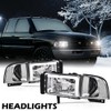 DOTCOM LED Headlights, Compatible with 1994-2001 Dodge Ram 1500/1994-2002 Ram