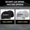 Security Fitted Baseball Hat Structured Uniform Guard Officer Pro-Formance Flexfit