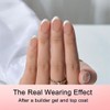 210 Uñas Postizas De Gel Francesas De Aspecto Natural, Cortas,