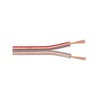 Wentronic 10m 2x 0.75mm Speaker Cable Roll - Transparent