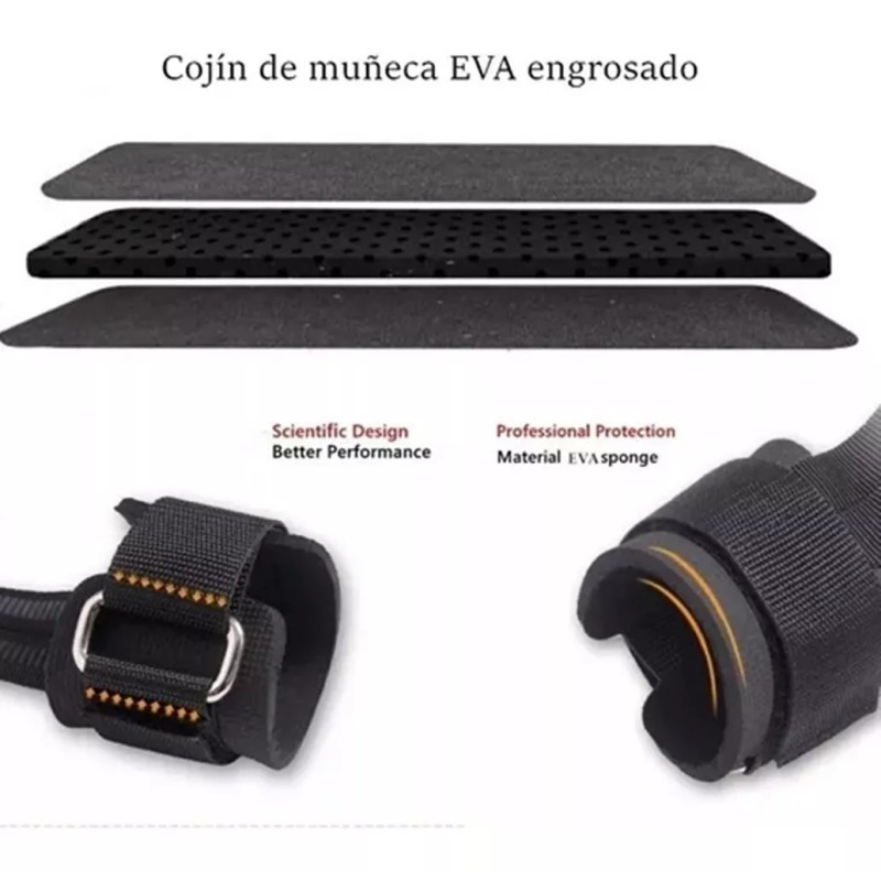 Boer Par De Straps Muñequera Gym Crossfit Pesas Correa De