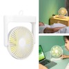 USB Desk Fan Wall Mounted Hanging Desk 3 in 1