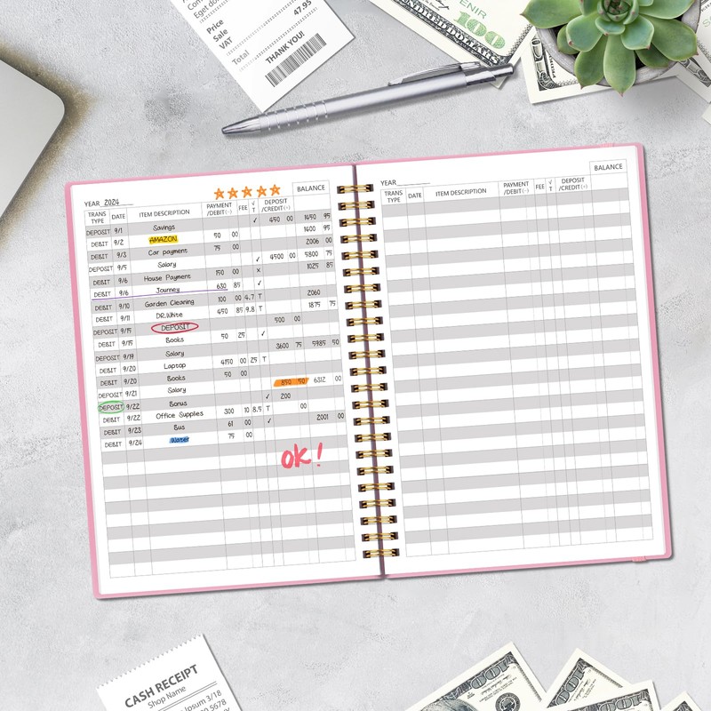 Accounting Ledger Book for Small Business Bookkeeping & Personal Use,