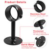 Biaungdo 8 Pcs 1-1/4 Inch Ceiling Curtain Rod Bracket, Heavy