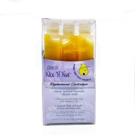 Satin Smooth Nice N Neat Replacement Cartridges 3 count 1.3 oz Pine Resin Vita E - 1 Piece (3 count)