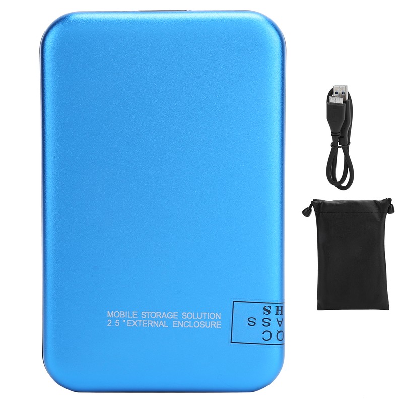 2.5in Mobile External Hard Drive Disk USB3.0 Portable HDD Blue