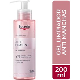 Eucerin Anti-Pigment Gel Limpiador Facial 200ml Exfoliante Gentil Anti Manchas. Reducción de manchas oscuras, unifica el tono natural ideal para todo tipo de piel