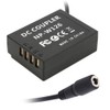 NP W126 Full Decoding Dummy Battery with DC Interface Straight