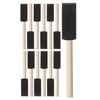 Bates- Foam Paint Brushes, 1", 12 Pack, Sponge Brushes for