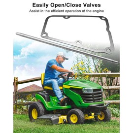 13116-0725 Push Rods & 11061-1285 Cover Gasket Fit for Kawasaki FR651V FX730V FR691V FR730V FS651V FS691V FX651V FS730V 4 Stroke Engine, Lawn Mower Push Rod & Gasket Set