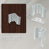 BMIROAMDFE 4 Sets Mirrored Door Latch for Camper RV Sliding