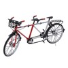 Bicycle Model Tandem Bicycle 1/10 Simulation Bike Detachable for Boys