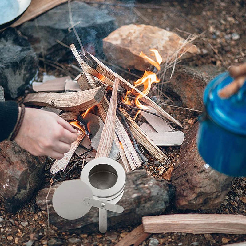 4Pcs Fuel Cans Stainless Steel Fuel Holders, Buffet Warmer Chaffing