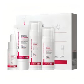 Skin Daily Skincare Set Niacinamide Gentle Face Cleaning & Care Gift Kit for Adults and Teens Includes Cleanser Serum Cream Toner, Hydrating, Even Skin Tone, Strengthening (4 Pieces)