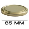 mikken Twist-Off Replacement Lids for Jam Jars 82 x 8.5