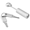 Customs Password Skull Lock - Silver, Suitable for Suitcases, Backpacks,