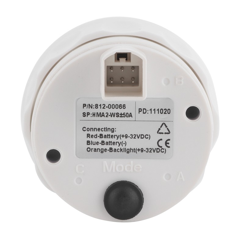 50A Ammeter AMP Gauge LCD Display Stepper Motor Ampere Meter