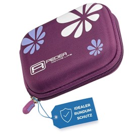 PEDEA Hardcase Kameratasche für Kompaktkamera schwarz, passend für Canon IXUS 145, 160, 165 / Canon PowerShot G7 X, SX610 HS / Panasonic DMC-TZ41, DMC-TZ58 / Sony DSC-HX90, RX100 III, TX30, W810