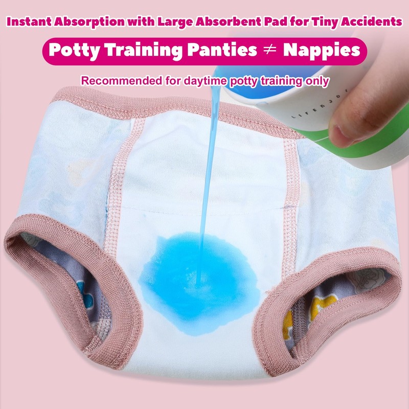 MOEMOE BABY Training Underwear 10 Packs Absorbent Potty Training Pants