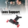 Long Lens Support Height Adjustable 15mm Rod Hole Aluminum Alloy