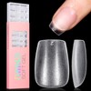 AILLSA Puntas de uñas postizas de ataúd extracortas - 240
