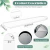 CroBlissful 10 Pcs 20-1/2'' Ceiling Fan Blades for 52" Clear