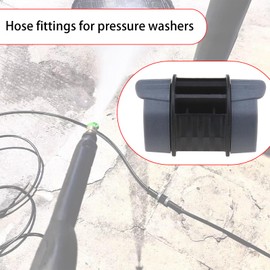 Micro Traders High Pressure Washer Hose Extension Fittings,Compatible with Karcher K1/K2/K3/K4/K5/K6/K7 Pressure Washer Hose Connector Adapter Maximum Pressure 160 bar