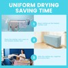 Heated Clothes Airer Drying Cover Electric Heated Folding Clothes Dryer
