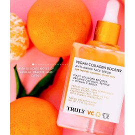 TRULY Vegan Collagen Booster Facial Serum Anti Aging NEW