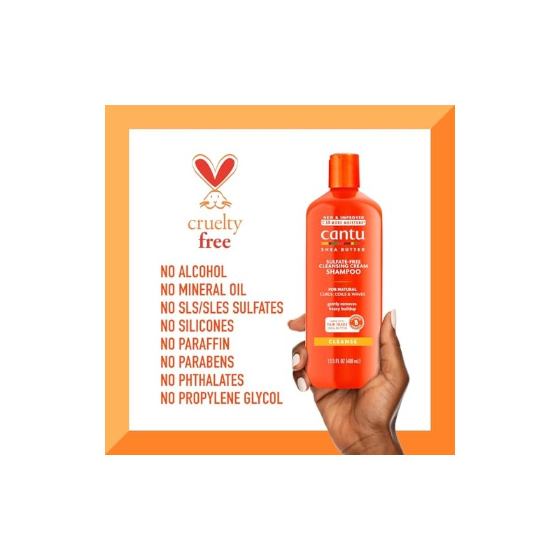 Cantu Sulfate-Free Cleansing Cream Shampoo 13.5 oz