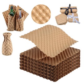 Bubble Paper Wrap, Pack of 100 Wrapping Paper, 28 x 30 cm, Honeycomb Packaging Material, Bubble Paper Packaging, for Packages, Paper Nub Film, Bubble Wrap Packing Roll