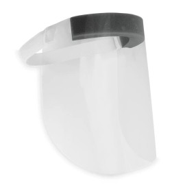 Clear Reusable Face Shield Copolyester Face Shield Foam Padding Elastic 5 PACK