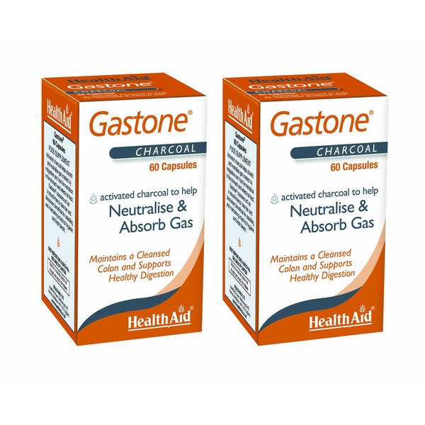 HealthAid Gastone Pack of 2 x 60 Capsules (120 Capsules)