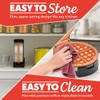 Gourmia Belgian Waffle Maker, Nonstick, Adjustable Browning Control, Cool Touch
