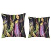 Carnivorous Plants Throw Pillow