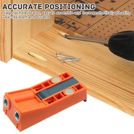 28-Piece Carpenter's Mitre Drill Bit Set, Precise Positioning, Easy to Connect, Tools for Drill Positioning, Easy Chip Removal, Suitable for Drilling Wood Connections (Straight Size)