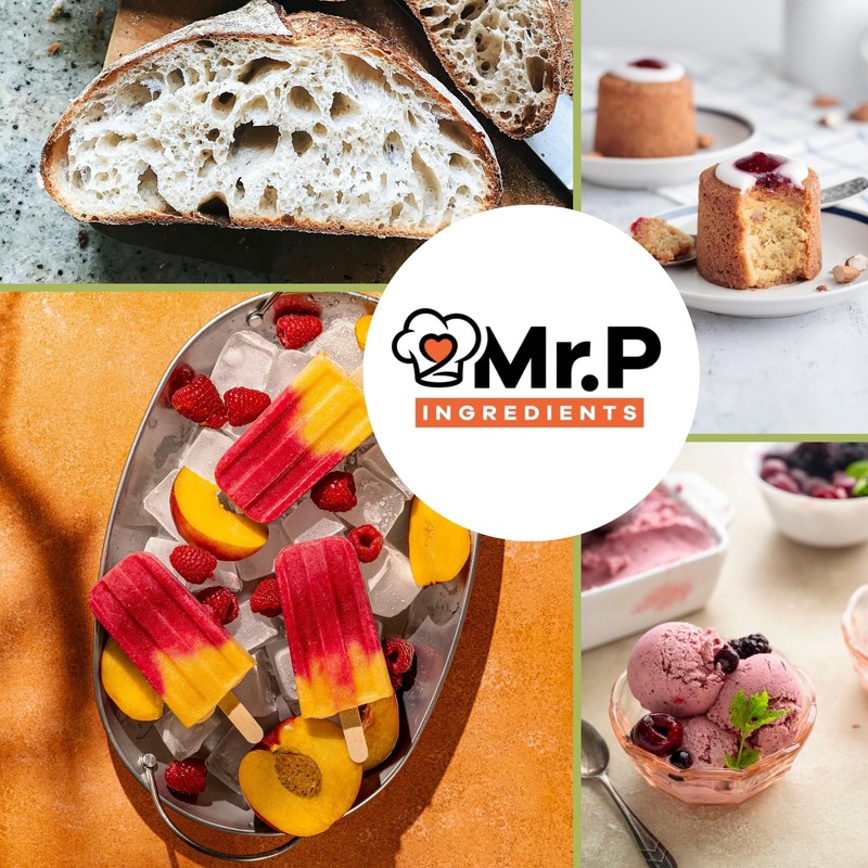 Mr.P Ingredients Guar Gum 100g Powder Thickener and Stabiliser Agent