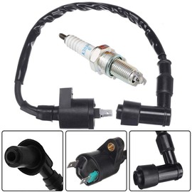 MACHSWON Car Ignition Coil for TRX 300 FourTrax 1988-2000 Ignition Coils with 4929 DPR8EA9 Spark Plug