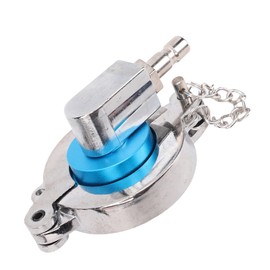 Cryfokt 43mm Master Cylinder Bleeder Adapter, Aluminium Alloy Manual Hydraulic Bleeder with Internal Sealing Ring, Brake Bleeder Cap Replacement for Crown Reiz