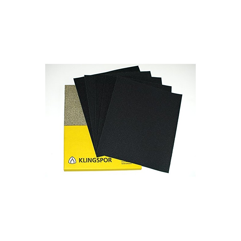 10 Klingspor 2000grit Wet and Dry Abrasive Sandpaper 230x280mm