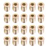 uxcell Wood Furniture M6x15mm Threaded Insert Nuts Interface Hex Socket Drive 20pcs