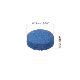 PATIKIL 13mm Dia Pool Cue Tips, 20 Pack Pool Billiard Cue Tips Pool Stick Replacement Tips Pool Stick Tips Snooker Cue Tips, Blue