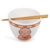 Hungry Buddha "Nom Nom Nom" Japanese Ceramic Dinner Set |