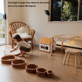 Flexible Camera Mount for Blink Camera, Camera Mount, Metal Clamp Holder, Plus Length, 360° Adjustable, Universal Camera Mount for Blink XT/XT2/Mini, Indoor and Outdoor Use, Pack of 2