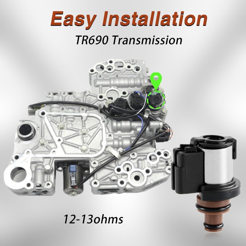 FUSCH Torque Converter Lock-Up Solenoid (12-13Ω) Compatible with Subaru Legacy