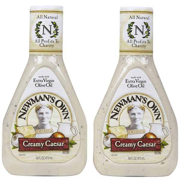 Newman's Own Creamy Ceasar Dressing , 16 Ounce , 2 Pack